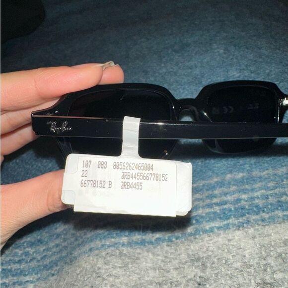 NWT Ray Ban Zuri Bio-based Black Polarized Sunglasses size 52-19 RB4455 - Picture 5 of 12